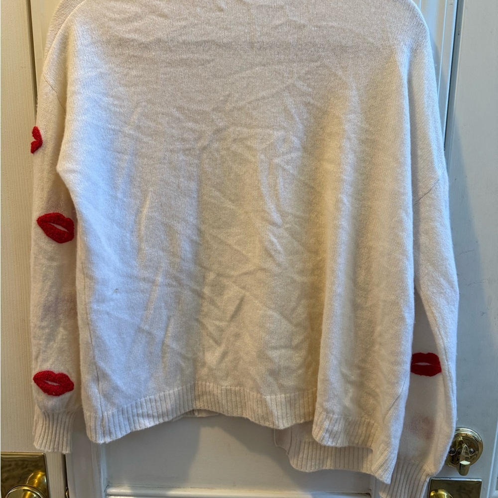 27 Miles 100% Cashmere Valentines Cardigan - Picture 6 of 9